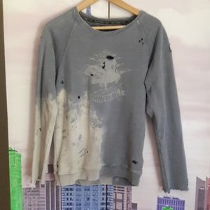 Scotch & soda distressed sweat shirt, pull over
